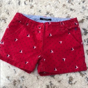 Girls Nautica printed shorts